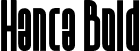 Hanca Bold font - Hanca bold.otf