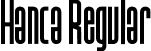 Hanca Regular font - Hanca Regular.otf