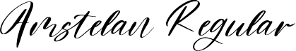 Amstelan Regular font - Amstelan.ttf