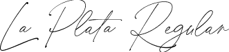 La Plata Regular font - La Plata.otf