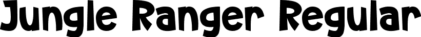 Jungle Ranger Regular font - JungleRanger.ttf