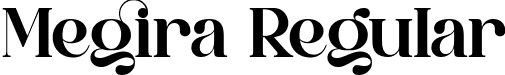 Megira Regular font - Megira-Font-by-Keithzo.otf