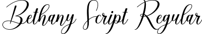 Bethany Script Regular font - Bethany otf.otf