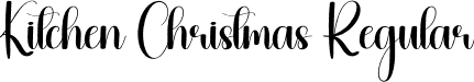 Kitchen Christmas Regular font - Kitchen-Christmas.otf