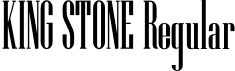 KING STONE Regular font - kingstone-regular.otf