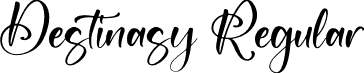 Destinasy Regular font - Destinasy.otf