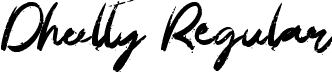 Dheelty Regular font - Dheelty TTF Demo.ttf