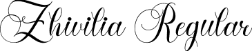 Zhivilia Regular font - Zhivilia.ttf