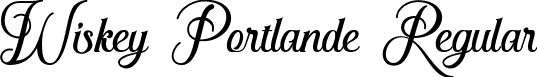 Wiskey Portlande Regular font - Wiskey-Portlande.ttf