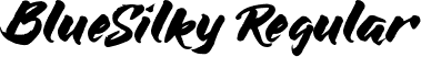 BlueSilky Regular font - BlueSilky.ttf