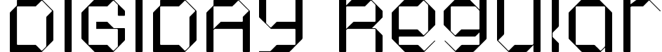 DIGIDAY Regular font - DIGIDAY.ttf