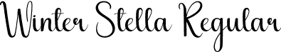 Winter Stella Regular font - Winter-Stella.otf