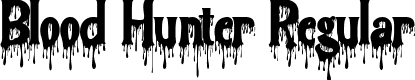 Blood Hunter Regular font - Blood-Hunter-TTF-Demo.ttf