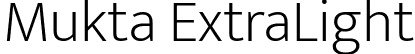 Mukta ExtraLight font - Mukta-ExtraLight.ttf