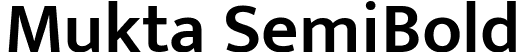 Mukta SemiBold font - Mukta-SemiBold.ttf