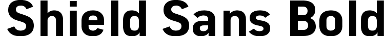 Shield Sans Bold font - ShieldSans-Bold.ttf