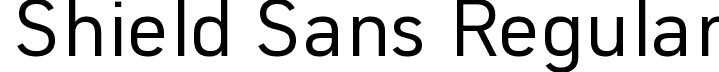 Shield Sans Regular font - ShieldSans-Regular.ttf