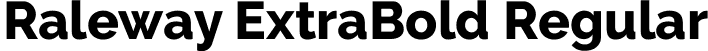 Raleway ExtraBold Regular font - Raleway-ExtraBold.ttf