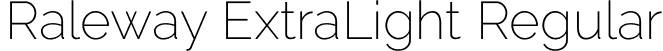 Raleway ExtraLight Regular font - Raleway-ExtraLight.ttf