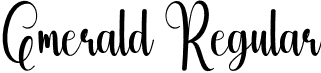 Emerald Regular font - Emerald.otf