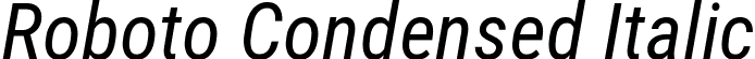 Roboto Condensed Italic font - RobotoCondensed-Italic.ttf