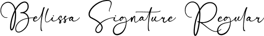 Bellissa Signature Regular font - bellissasignature-m2z8p.ttf
