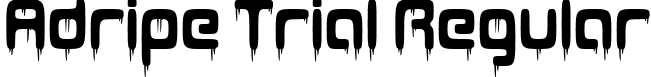 Adripe Trial Regular font - Adripe-Trial.ttf