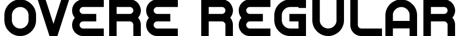 Overe Regular font - Overe.ttf