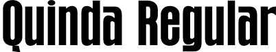 Quinda Regular font - Quinda.otf