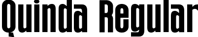 Quinda Regular font - Quinda.ttf