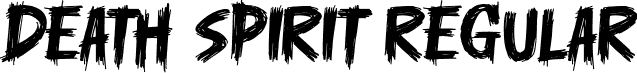 Death Spirit Regular font - DeathSpirit-nRlm1.otf