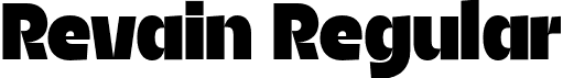 Revain Regular font - Revain-Regular.otf