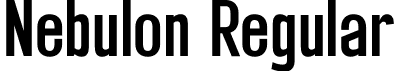 Nebulon Regular font - Nebulon.otf