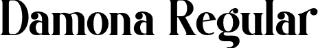 Damona Regular font - Damona.otf