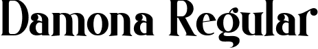 Damona Regular font - Damona.ttf