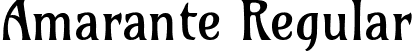 Amarante Regular font - Amarante-Regular.ttf