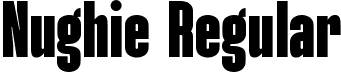 Nughie Regular font - Nughie.ttf