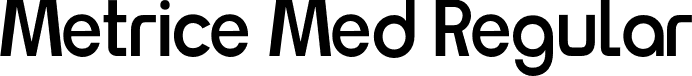 Metrice Med Regular font - Neueral Medium.otf