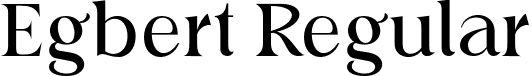 Egbert Regular font - Egbert-Regular.otf