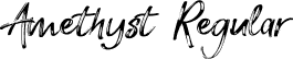 Amethyst Regular font - Amethyst-7B9WV.otf