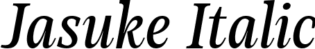 Jasuke Italic font - Mountella-Italic.ttf