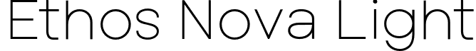 Ethos Nova Light font - EthosNova-Light.otf