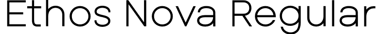 Ethos Nova Regular font - EthosNova-Regular.otf