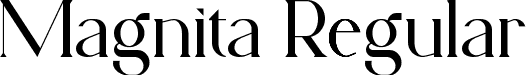 Magnita Regular font - Magnita.otf