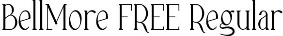 BellMore FREE Regular font - BellmoreFree-1GB2M.ttf