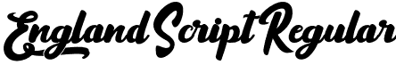 England Script Regular font - England Script.otf