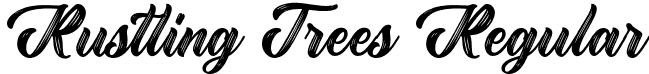 Rustling Trees Regular font - RustlingTrees-Regular.otf