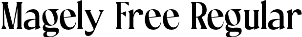 Magely Free Regular font - magelyfreeregular-doexw.otf