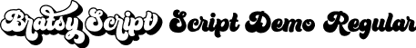 Bratsy Script Demo Regular font - BratsyScriptDemoReguler-yww0Z.otf