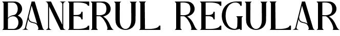 Banerul Regular font - Banerul.otf